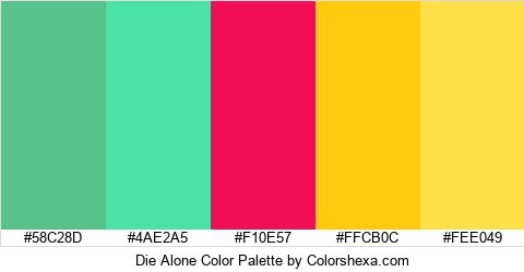Die Alone Color Colors Logo