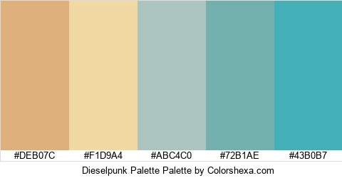 Dieselpunk Palette Colors Logo