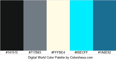 Digital World Color Colors Logo