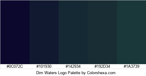Dim Waters Logo Colors Logo