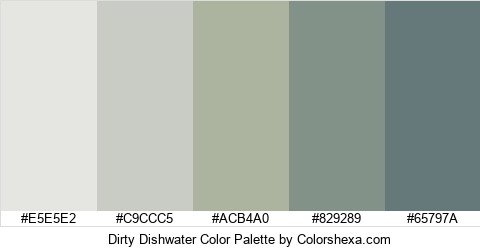 Dirty Dishwater Color Colors Logo