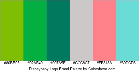 Disneybaby Logo Brand Colors Logo