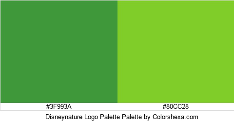 Disneynature Logo Palette Colors Logo