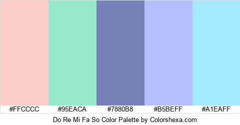 Do Re Mi Fa So Color Colors Logo