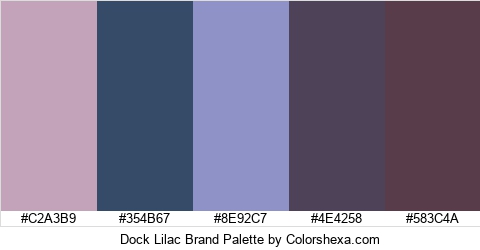 Dock Lilac Brand Colors Logo