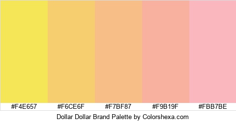 Dollar Dollar Brand Colors Logo