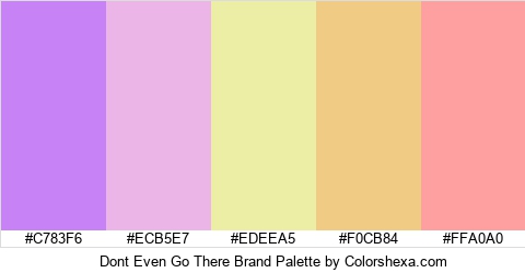 Dont Even Go There Brand Colors Logo