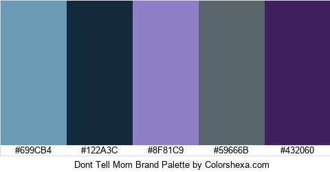 Dont Tell Mom Brand Colors Logo