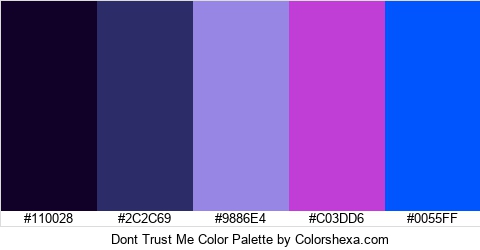 Dont Trust Me Color Colors Logo