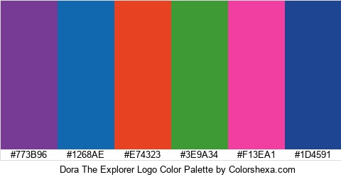 Dora The Explorer Logo Color Colors Logo