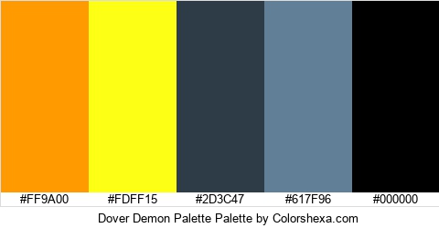 Dover Demon Palette Colors Logo