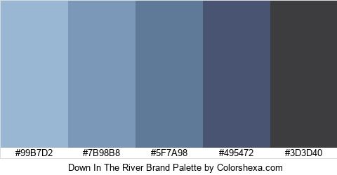 Down In The River Brand Colors Logo
