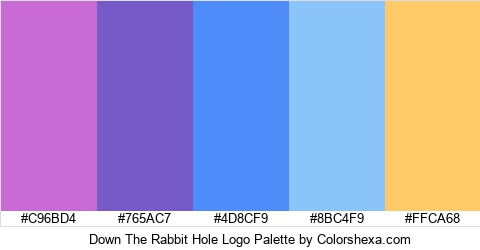 Down The Rabbit Hole Logo Colors Logo