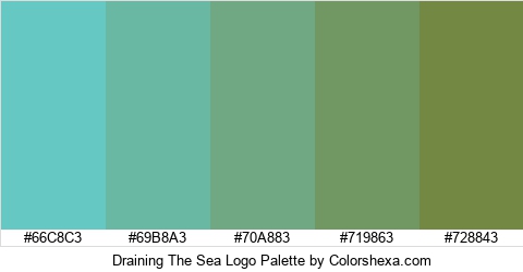 Draining The Sea Logo Colors Logo