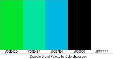 Drawdle Brand Colors Logo