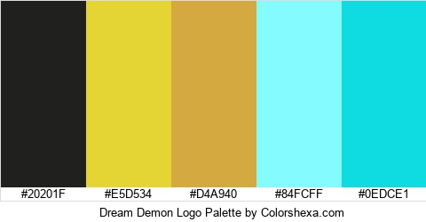 Dream Demon Logo Colors Logo