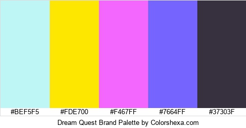 Dream Quest Brand Colors Logo