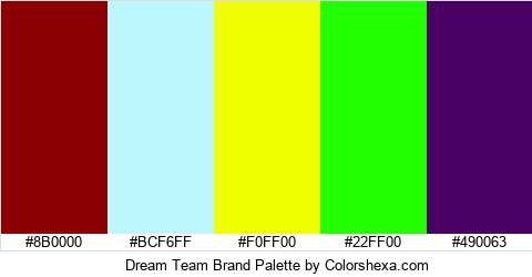 Dream Team Brand Colors Logo