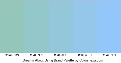 Dreams About Dying Brand Colors Logo