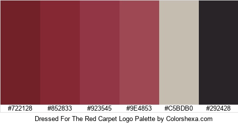 Dressed For The Red Carpet Logo Colors Logo