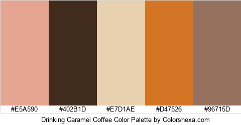 Drinking Caramel Coffee Color Colors Logo