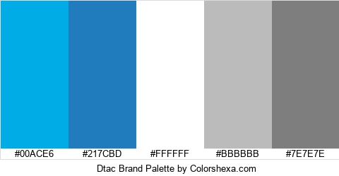 Dtac Brand Colors Logo