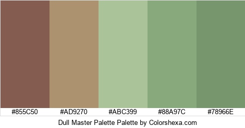 Dull Master Palette Colors Logo