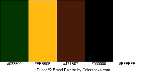 Dunne#2 Brand Colors Logo