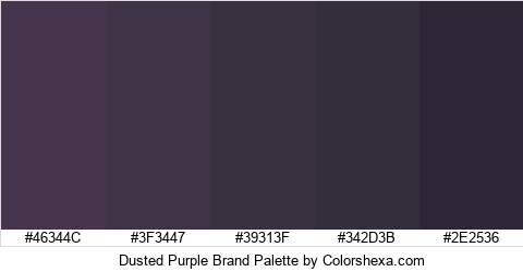 Dusted Purple Brand Colors Logo