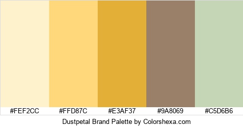 Dustpetal Brand Colors Logo
