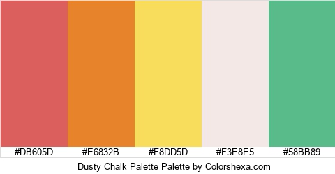 Dusty Chalk Palette Colors Logo