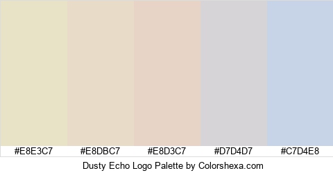 Dusty Echo Logo Colors Logo