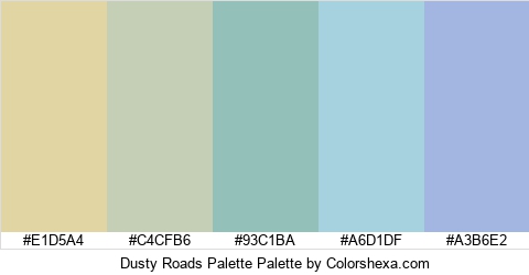 Dusty Roads Palette Colors Logo