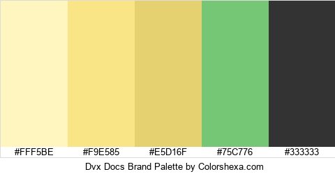 Dvx Docs Brand Colors Logo