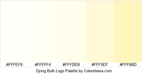 Dying Bulb Logo Colors Logo