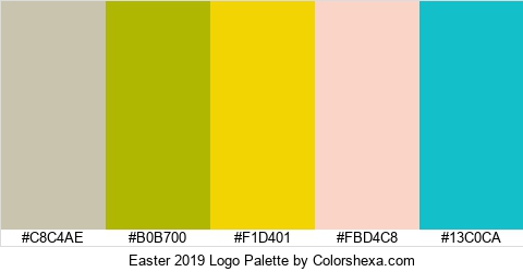 Easter 2019 Logo Colors Logo