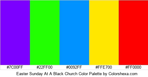 Easter Sunday At A Black Church Color Colors Logo