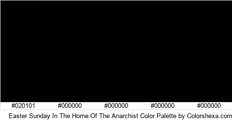 Easter Sunday In The Home Of The Anarchist Color Colors Logo