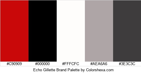 Echo Gillette Brand Colors Logo