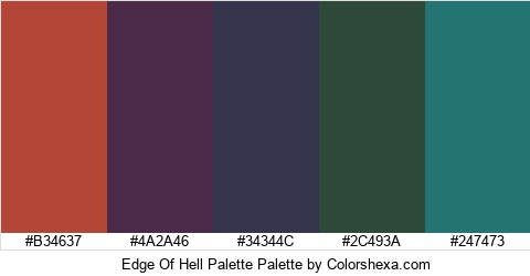 Edge Of Hell Palette Colors Logo