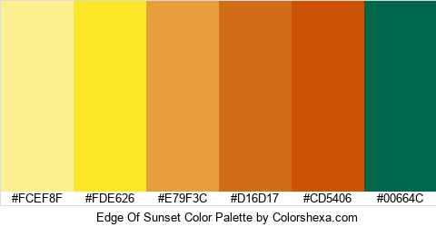 Edge Of Sunset Color Colors Logo