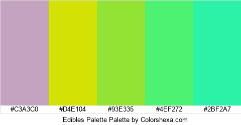 Edibles Palette Colors Logo