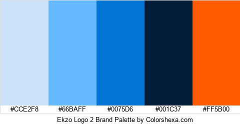 Ekzo Logo 2 Brand Colors Logo
