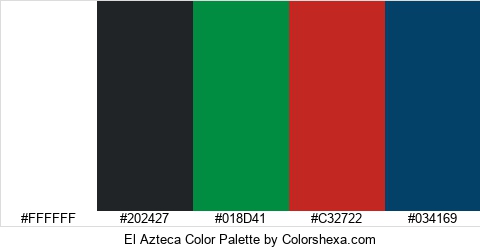 El Azteca Color Colors Logo