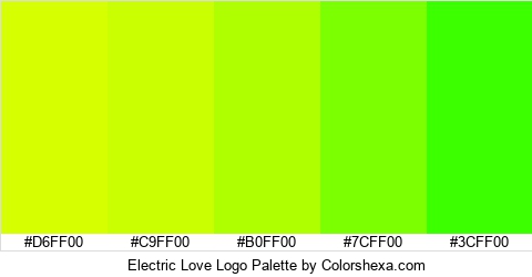 Electric Love Logo Colors Logo