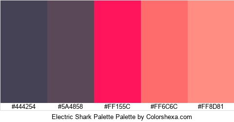 Electric Shark Palette Colors Logo