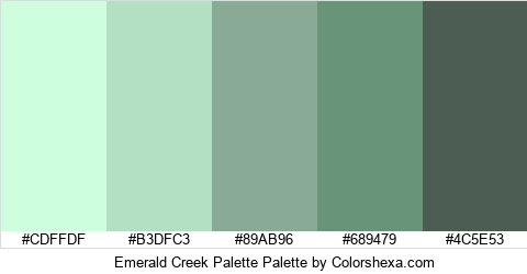 Emerald Creek Palette Colors Logo