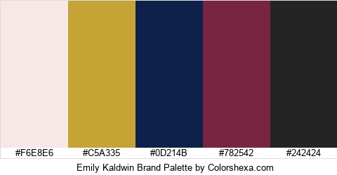 Emily Kaldwin Brand Colors Logo