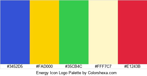Energy Icon Logo Colors Logo