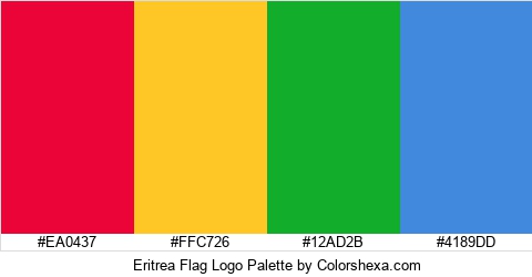Eritrea Flag Logo Colors Logo